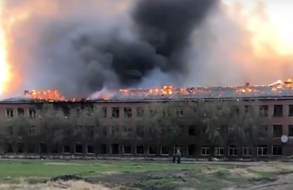 Школа в Тулуне сгорела в результате поджога