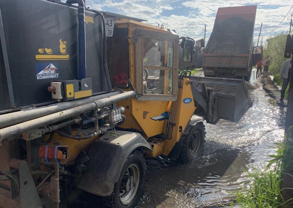 Трубы водоотведения украли в Селиванихе