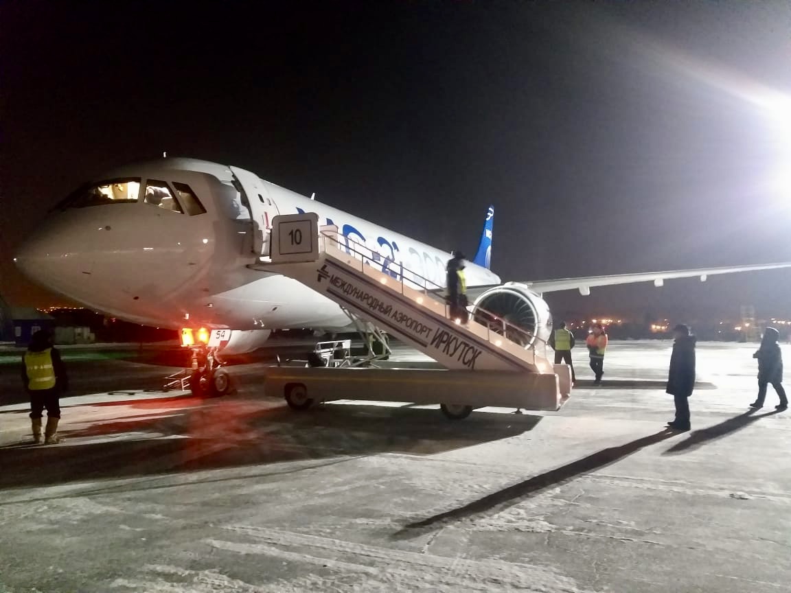 Рейс МС-21 из Жуковского обслужили в Иркутском аэропорту