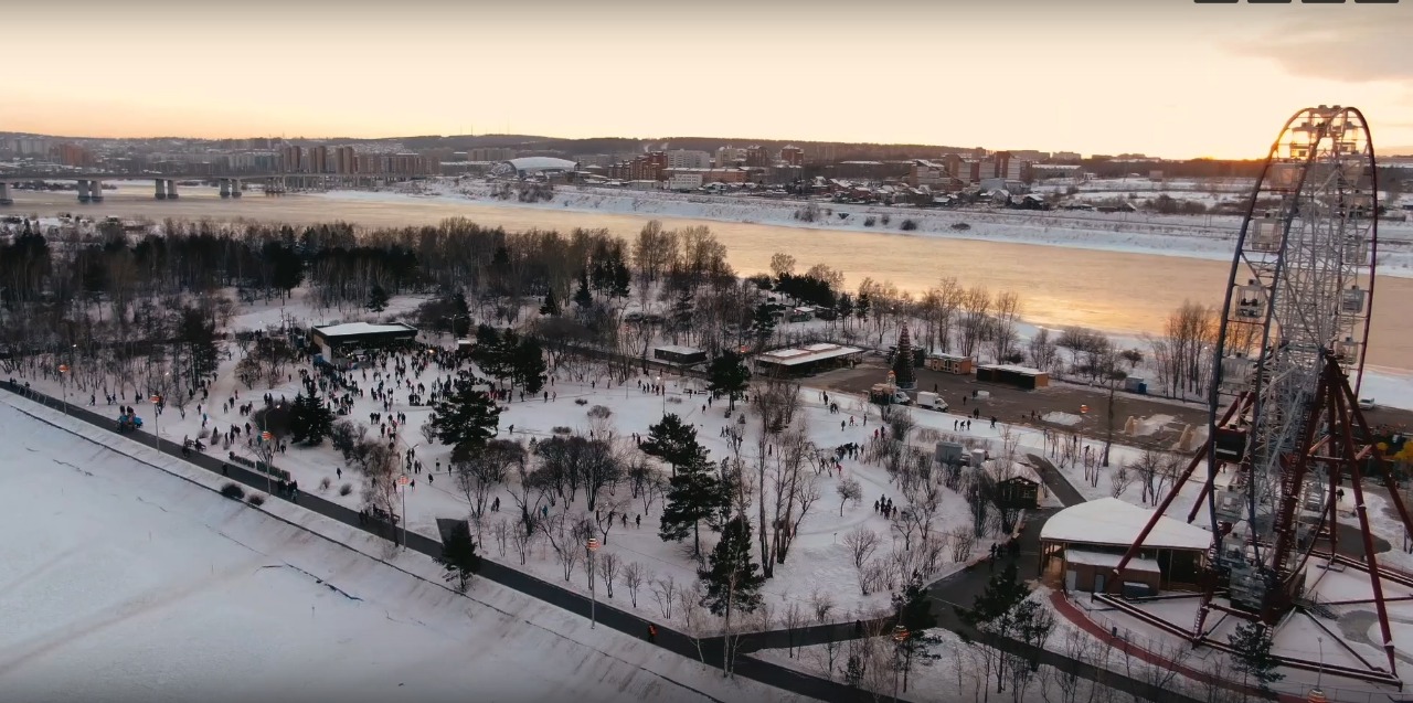 Новогодние приготовления в Иркутске