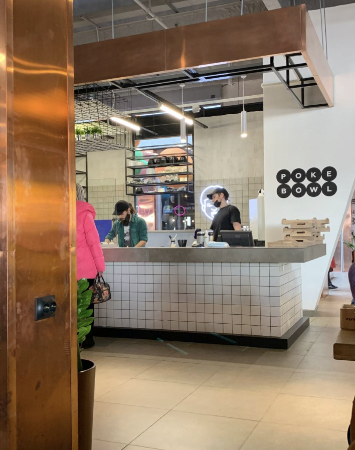 «Проверили обстановку на недавно появившемся фуд-холле в «Карамели»