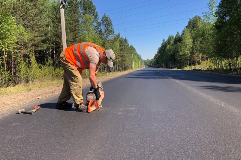 Продолжается ремонт трассы Иркутск — Листвянка