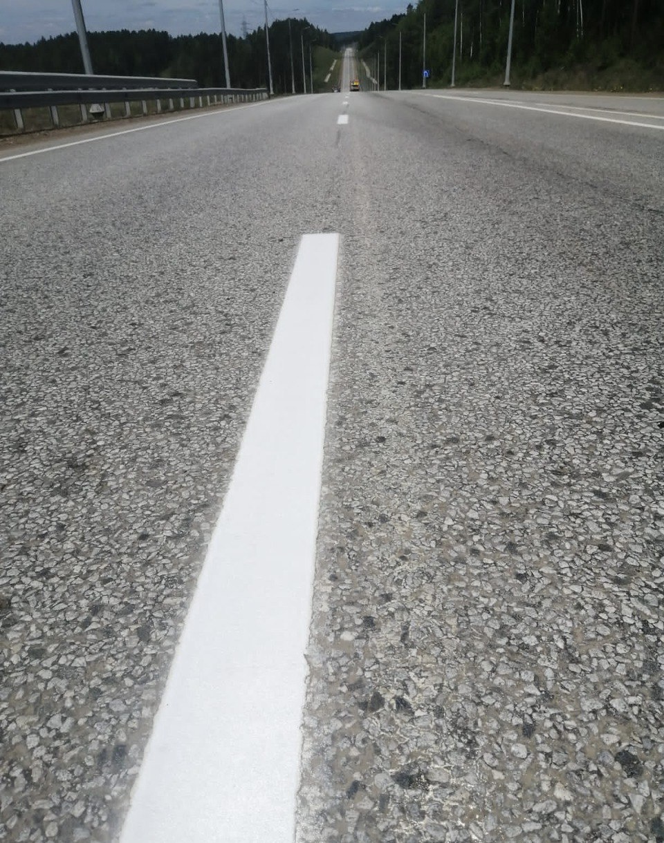 Экологичная разметка появилась на дорогах Иркутской области