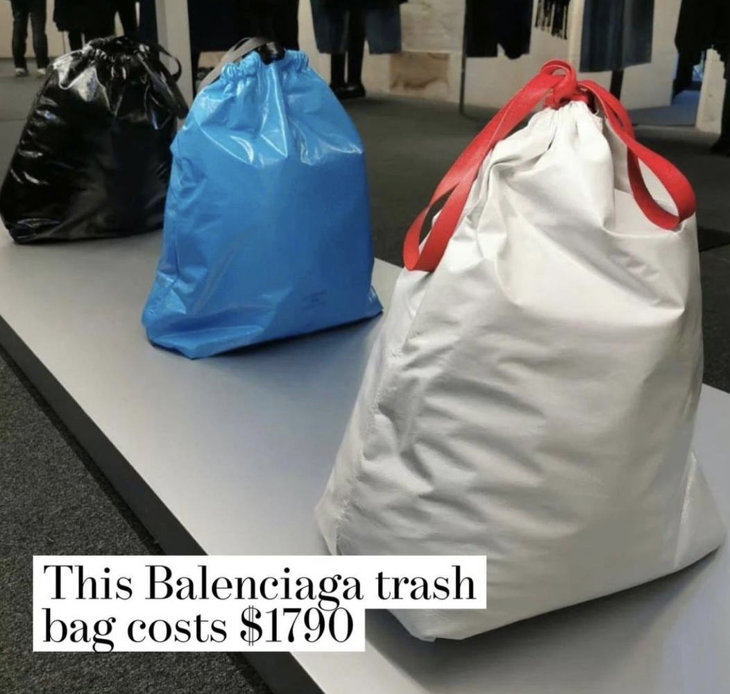 «Самый дорогой в мире мусорный мешок»