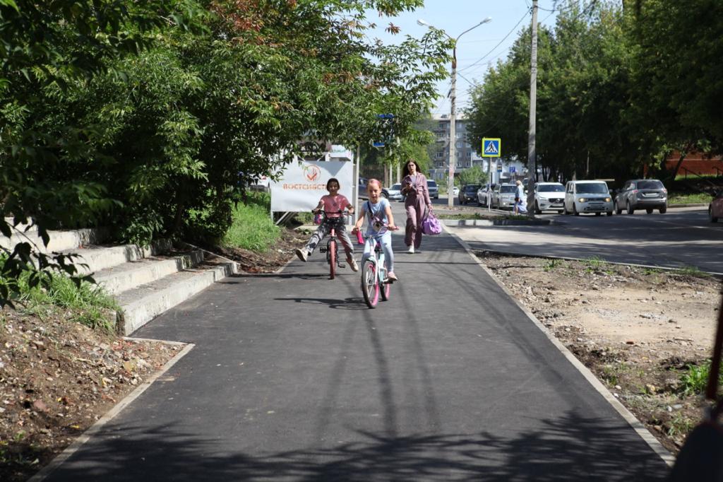 Тротуар, на который иркутяне пожаловались президенту, отремонтировали