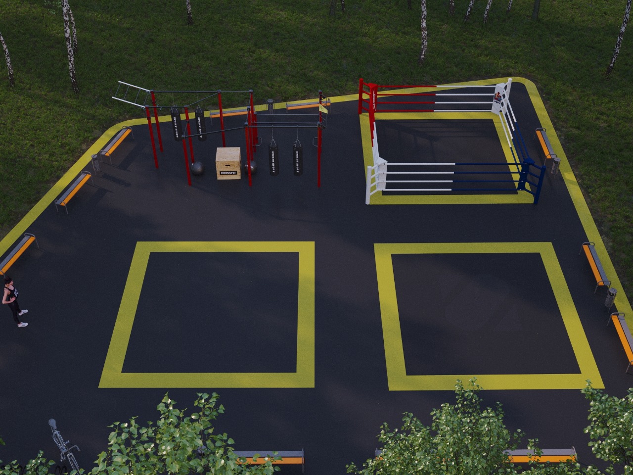 Открытый боксерский ринг появится на острове Юность