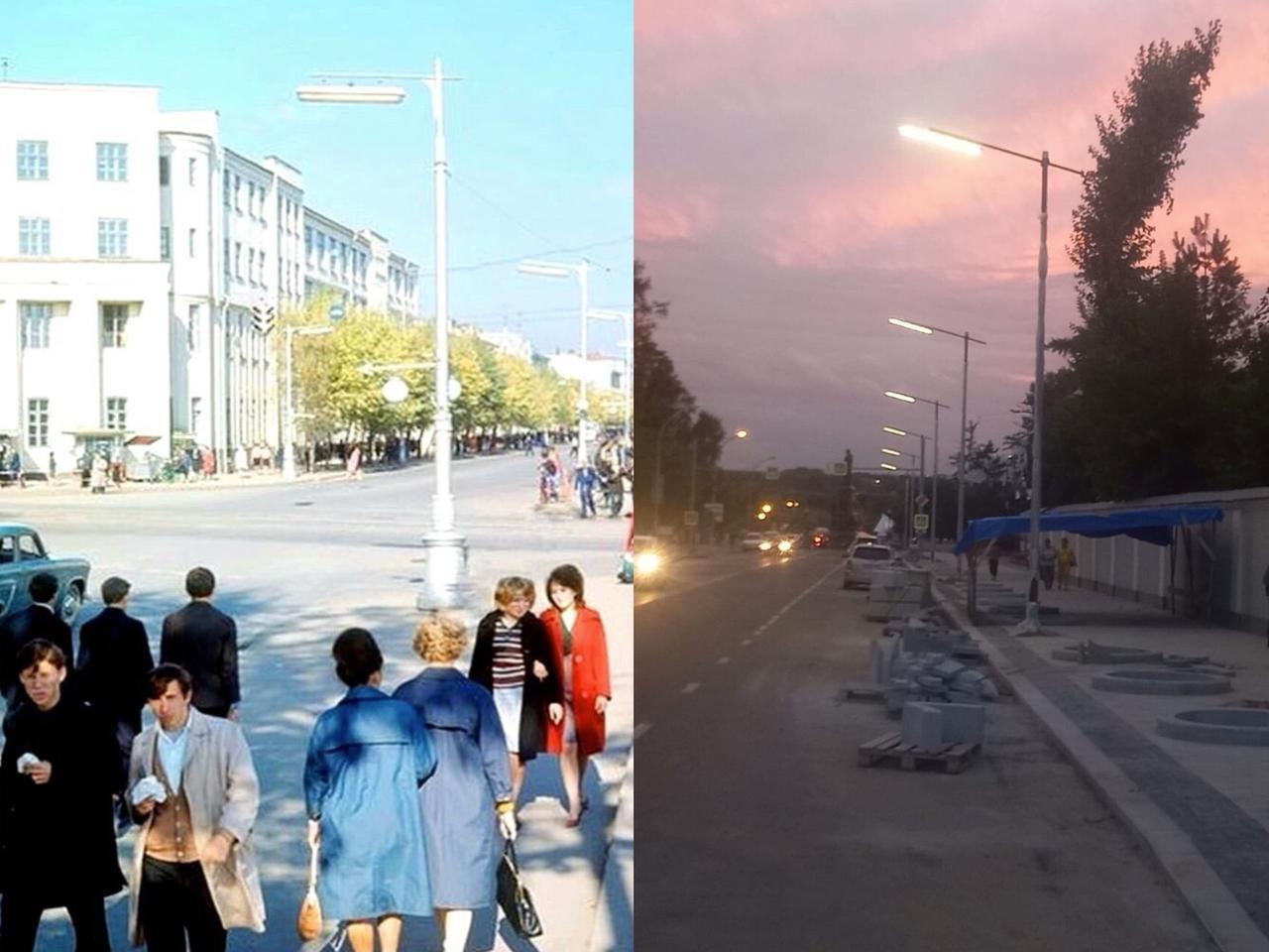 Фонари 70-ых стали прообразом светильников для улицы Карла Маркса