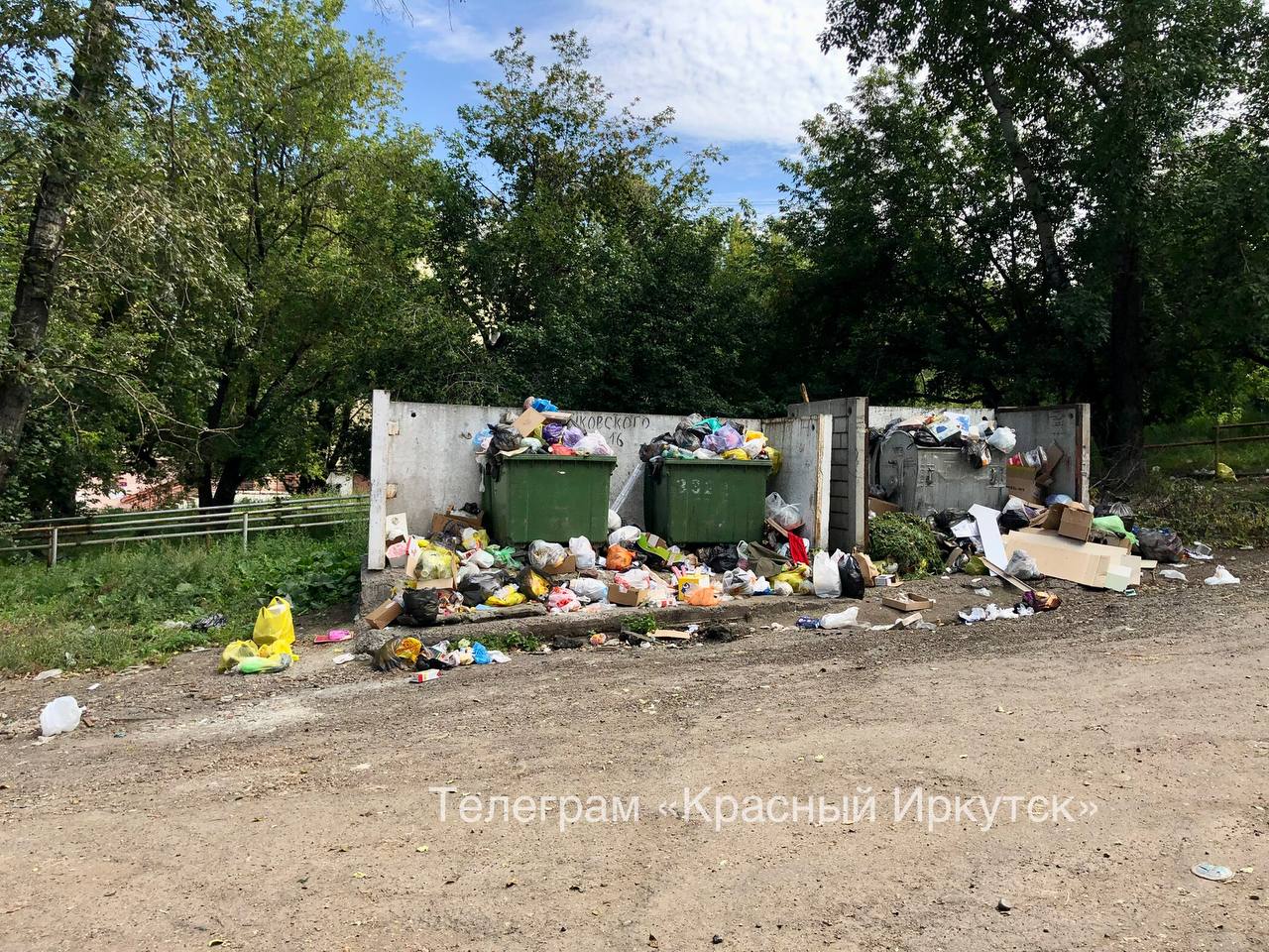 «Номинация на самую грязную мусорку в Иркутске»