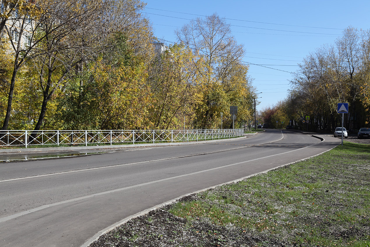 В Иркутске завершили ремонт улицы Воровского