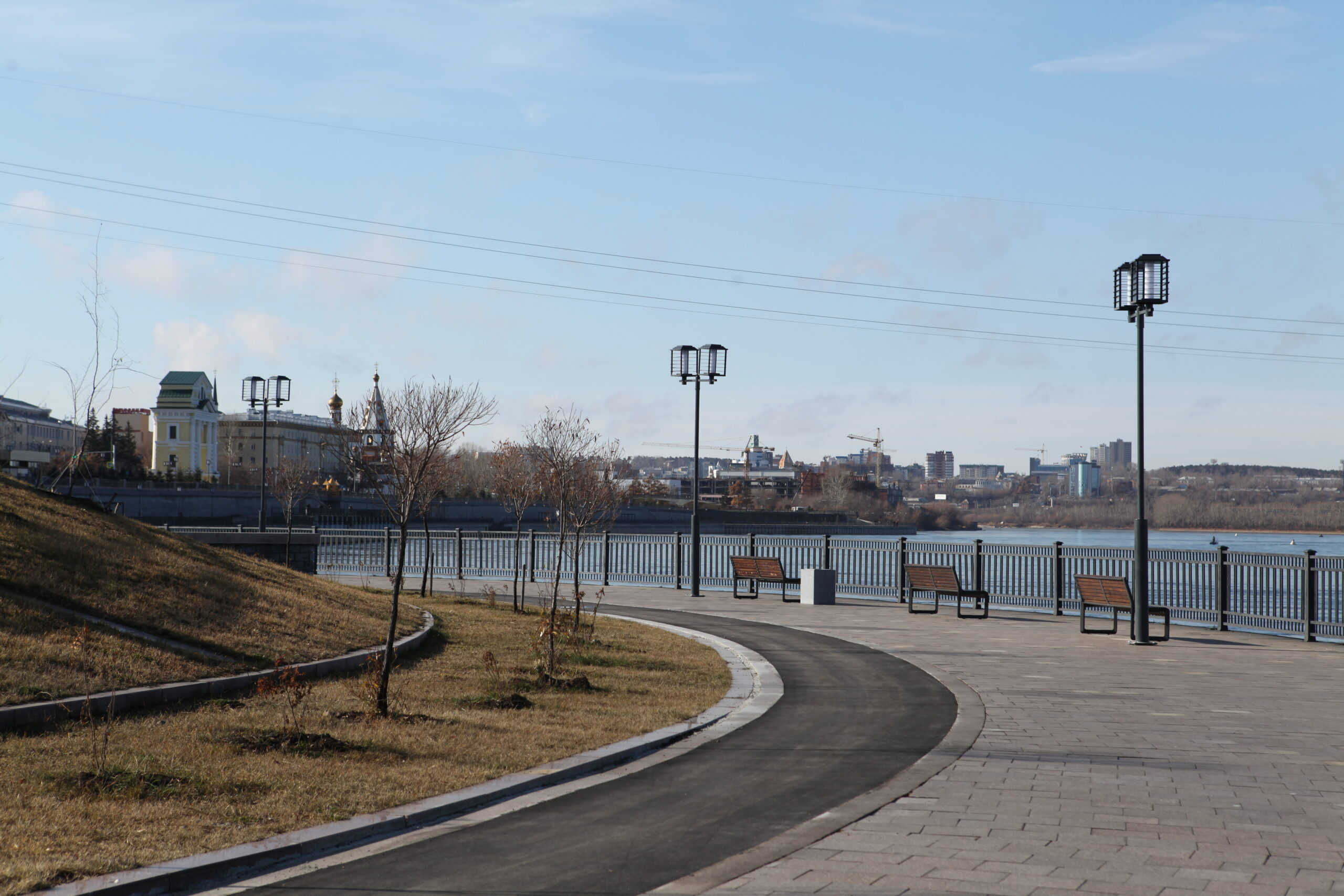 Благоустройство Нижней Набережной завершили