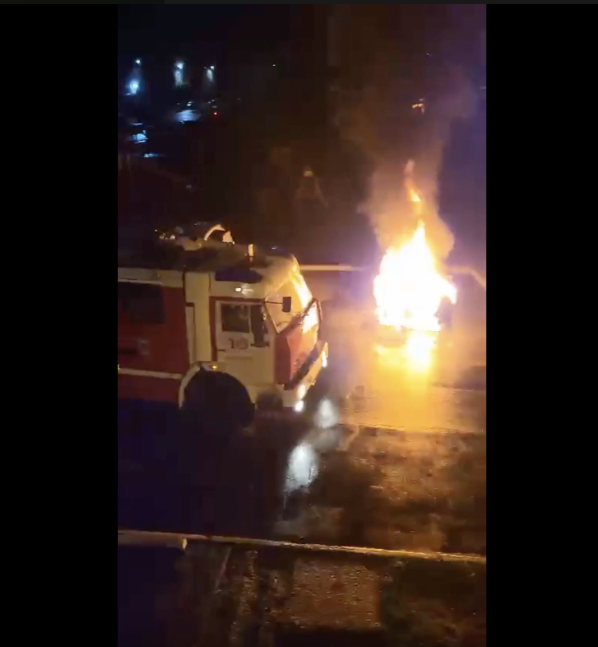 И.о. директора МУП «Ангарский трамвай» сожгли автомобиль