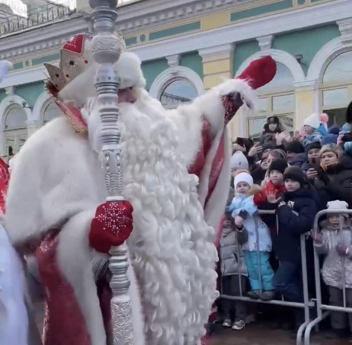 Дед Мороз в Иркутске (видео)