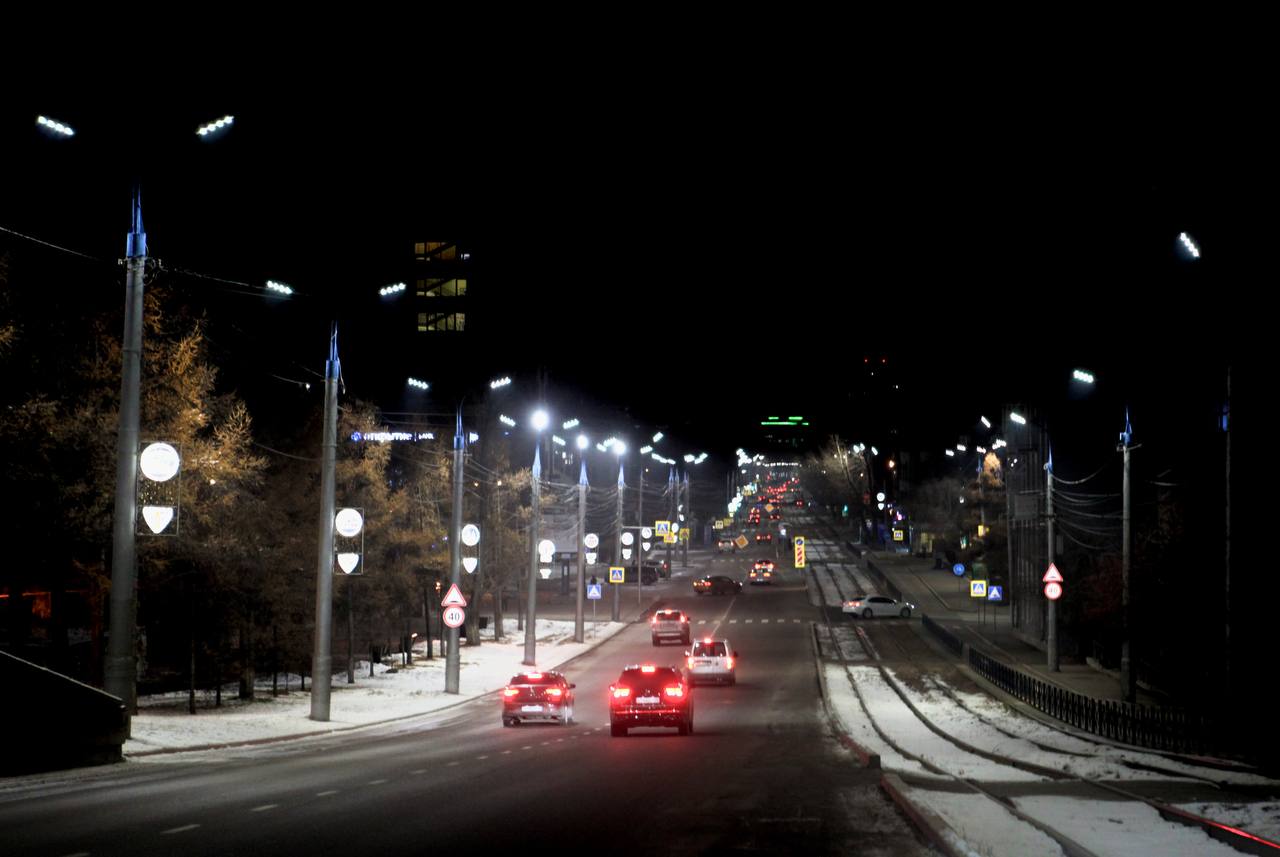 В Иркутске модернизируют уличное освещение