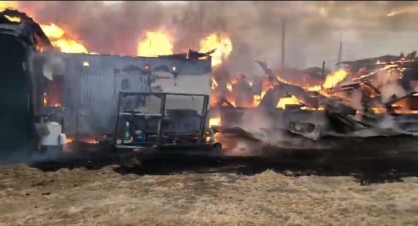 Застройщик, по вине которого сгорела Болшеголоустненская школа, осужден на 2 года