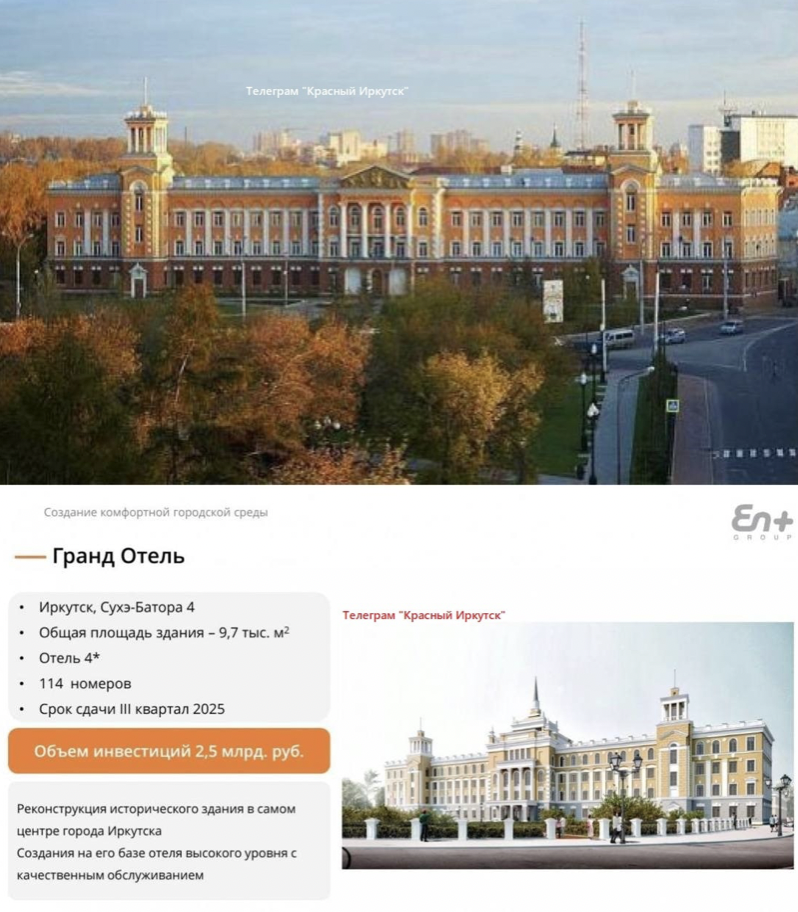 Здания Востсибугля переоборудуют в гостиницу