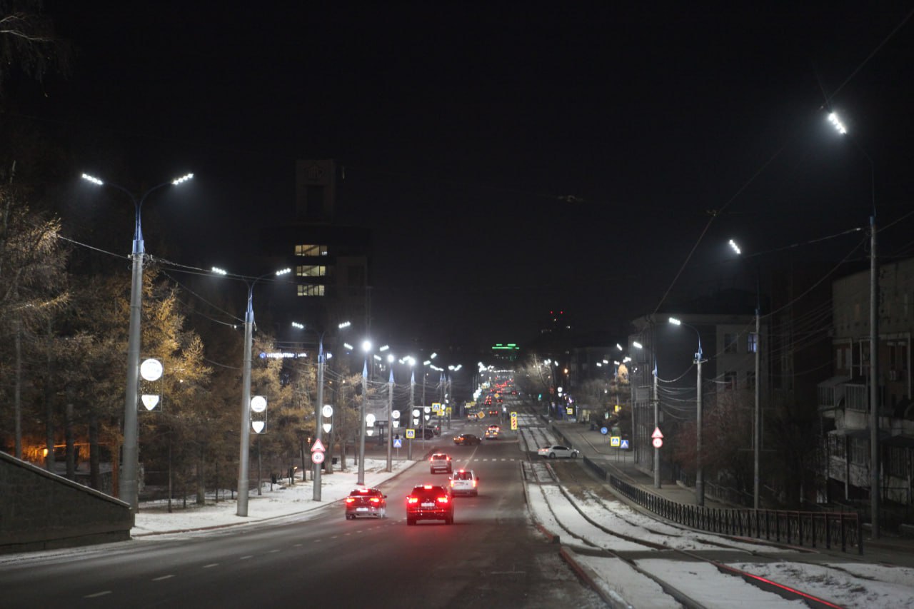 Более 350 новых светильников установили в Иркутске в прошлом году