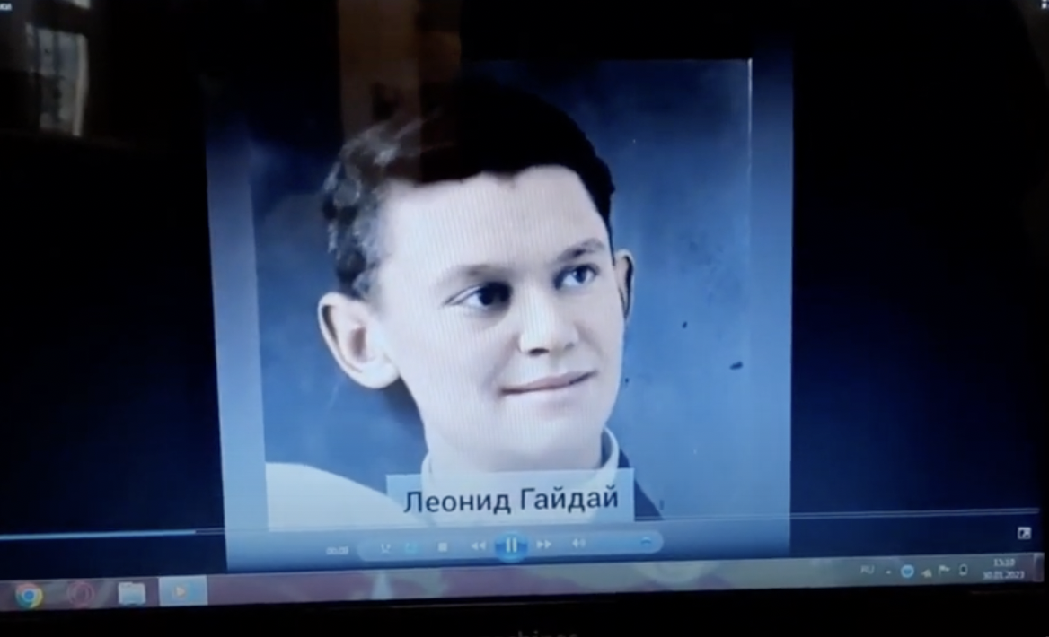 Гайдая «оживили» с помощью нейросетей в Иркутске (видео)