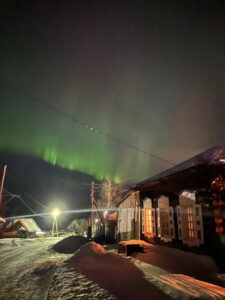 Северное сияние в Иркутской области