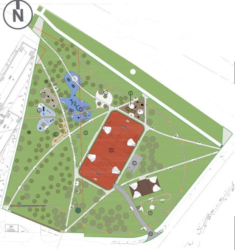 В Приморском сделают новый сквер с хоккейным кортом, памп-треком и воркаут-площадкой