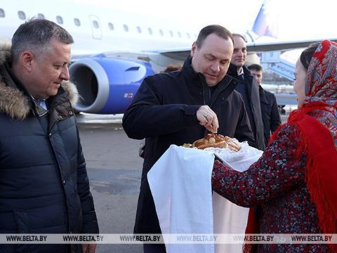 Премьер-министр Беларуси прилетел в Иркутск