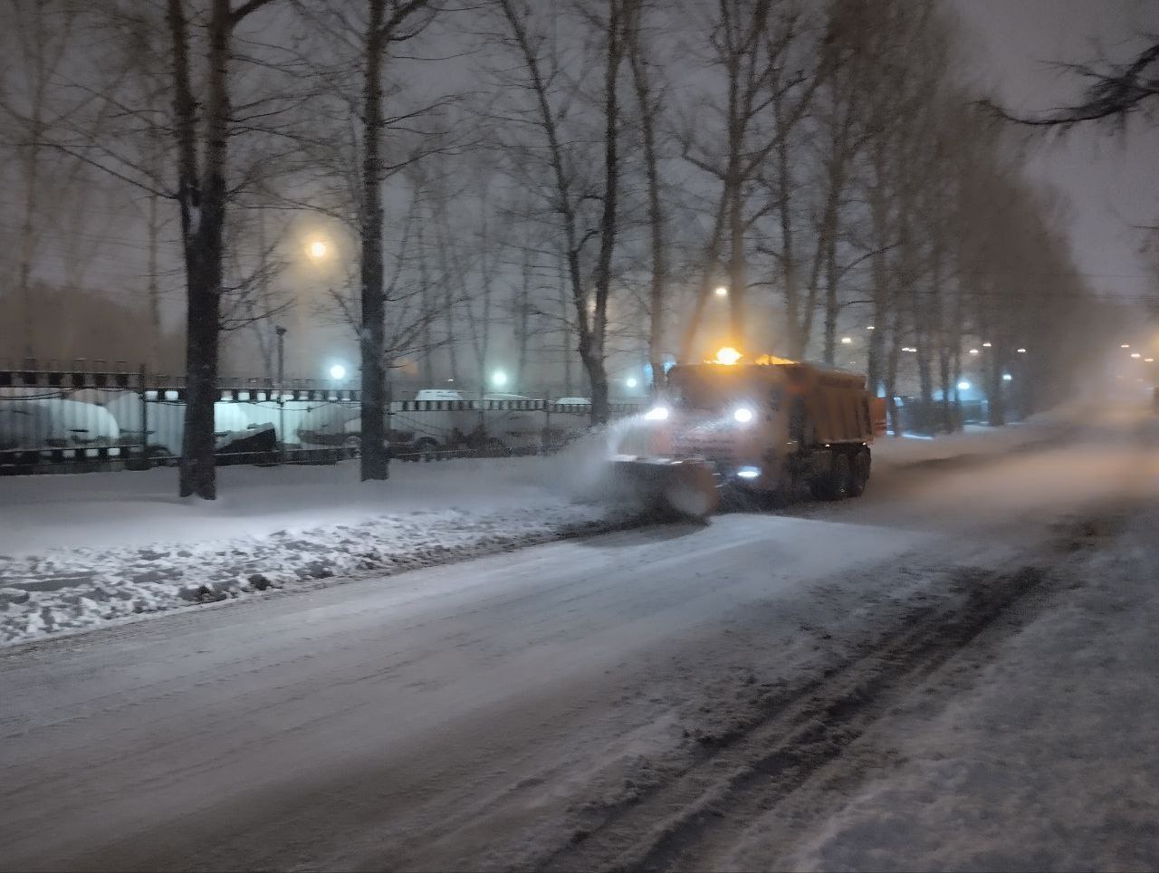 Режим повышенной готовности из-за снегопада введен в Иркутске