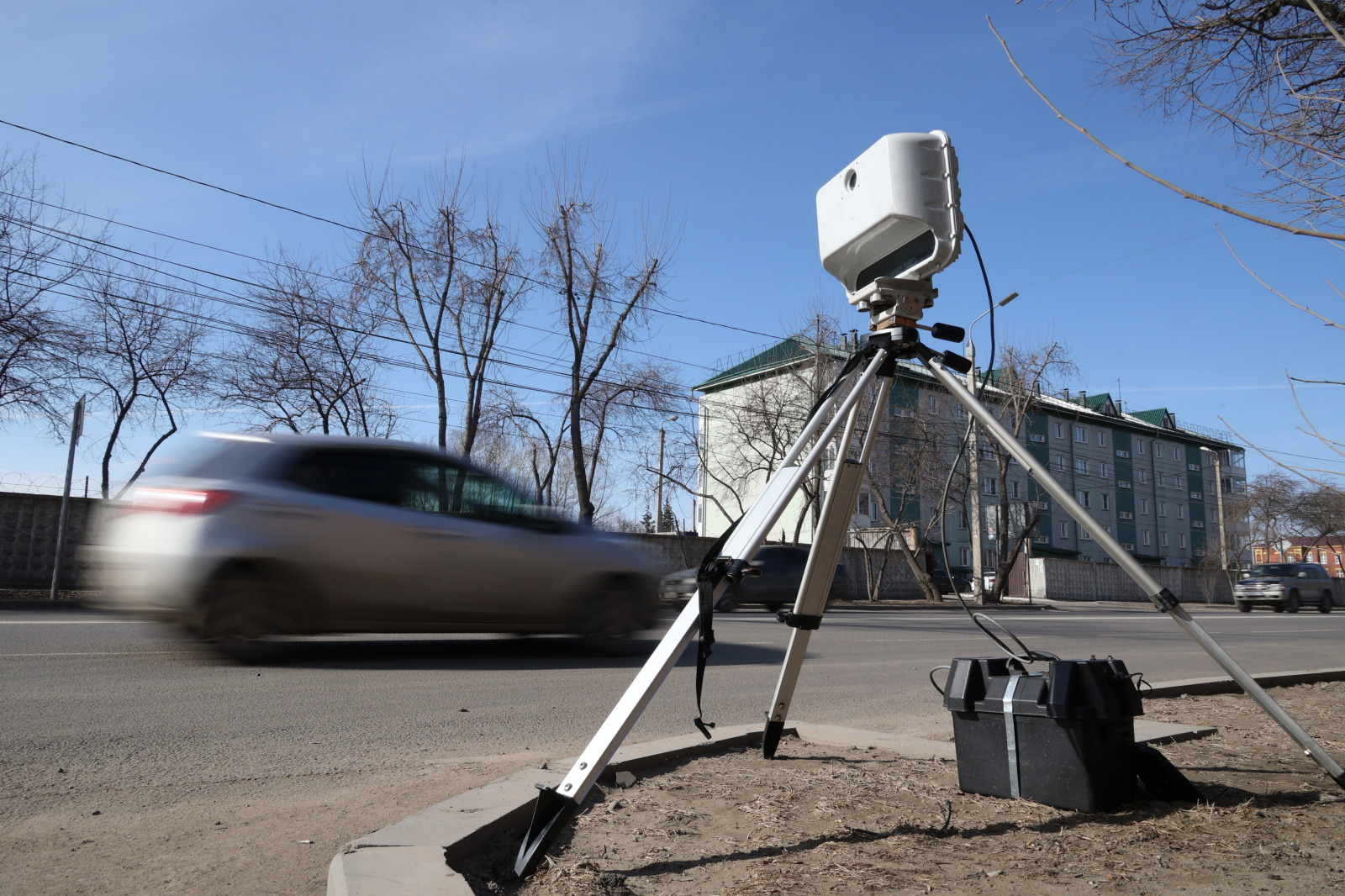 Четыре передвижных комплекса фотовидеофиксации нарушений установлены на трассах Приангарья