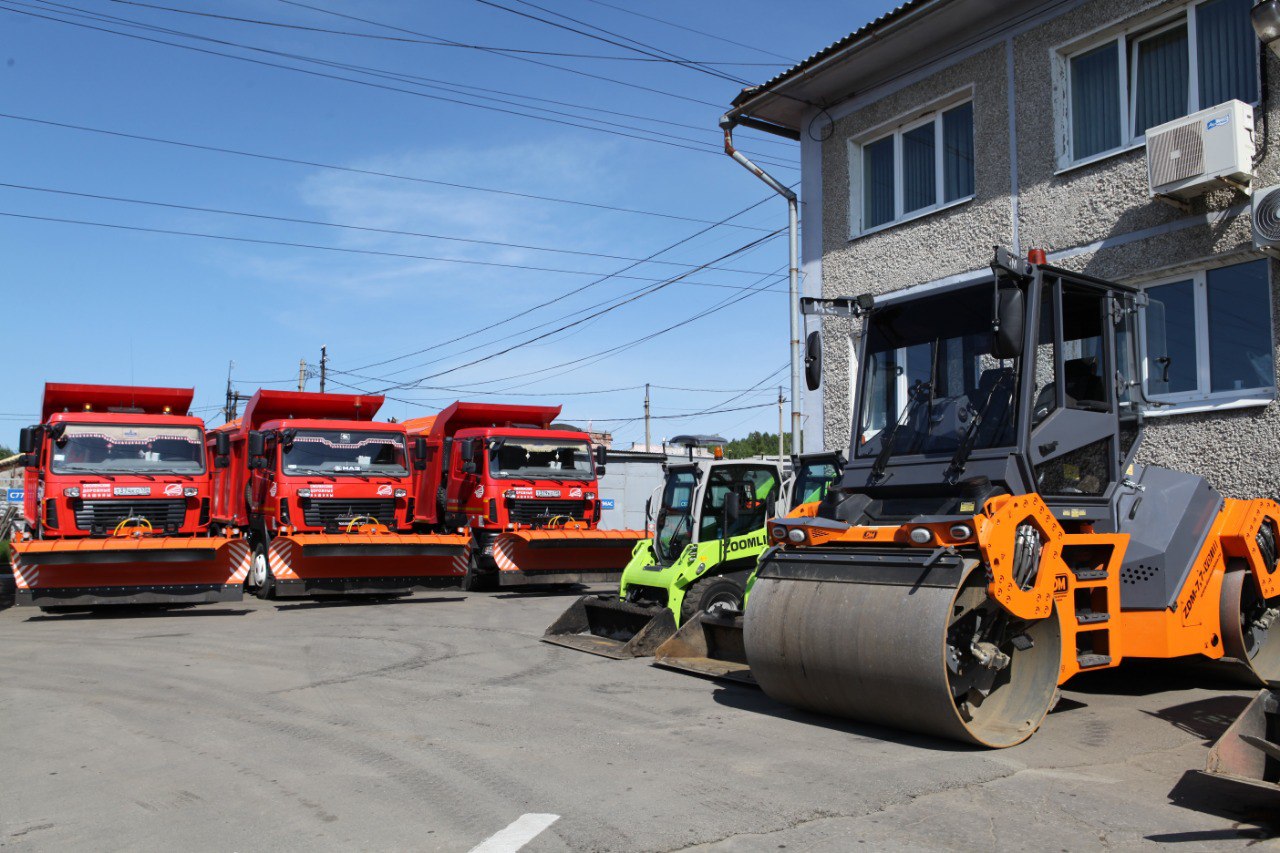 Парк МУП «Иркутскавтодор» пополнился новой техникой