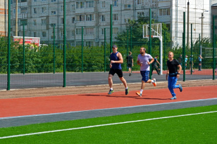 «Умную» спортплощадку открыли в Вихоревке