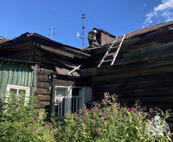 Гранату 1914 года обнаружили на крыше дома по ул. Байкальской