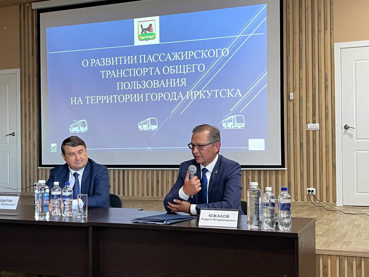 Помощник Президента РФ Игорь Левитин побывал в «Иркутскгортрансе»