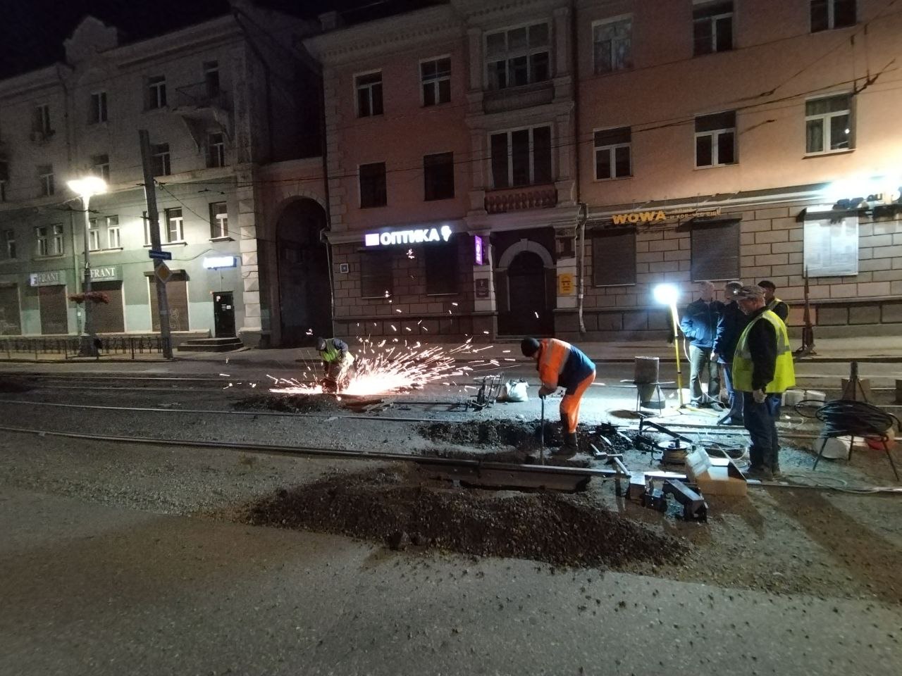 Трамвайные пути меняют в центре Иркутска