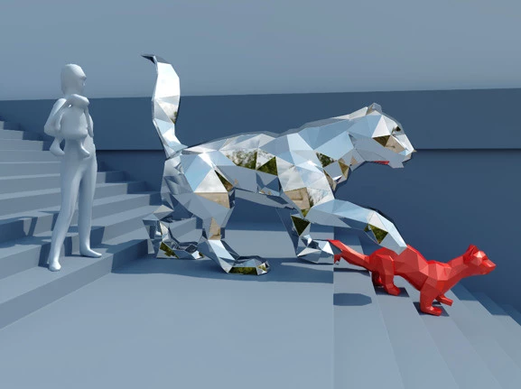 Зеркальные арт-объекты появятся на Нижней Набережной