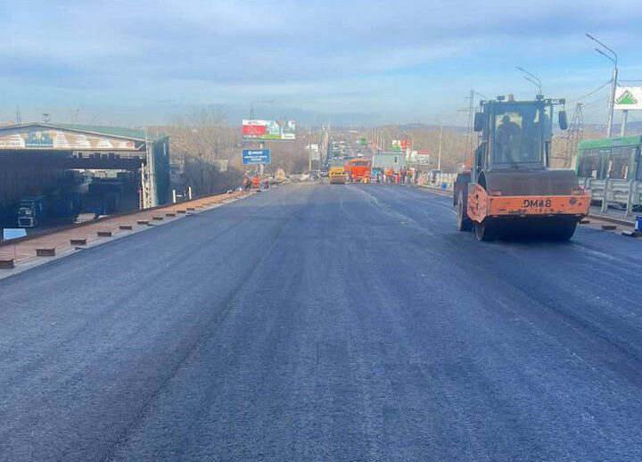 В Иркутске заканчивают дорожный ремонт на Академической и Джамбула
