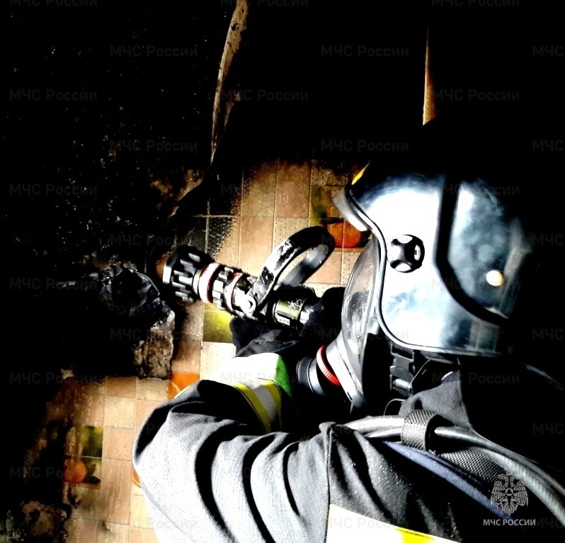 Женщина погибла на пожаре в доме в поселке Молодежном