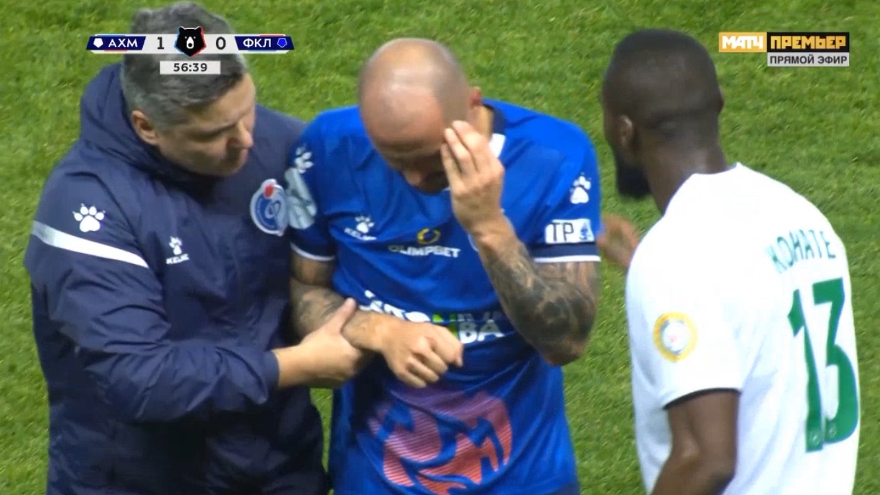 Братский футболист получил серьезную травму на Чемпионате России