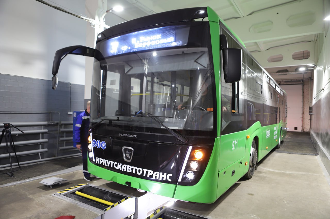 На «Иркутскавтотрансе» открылся собственный пункт техосмотра