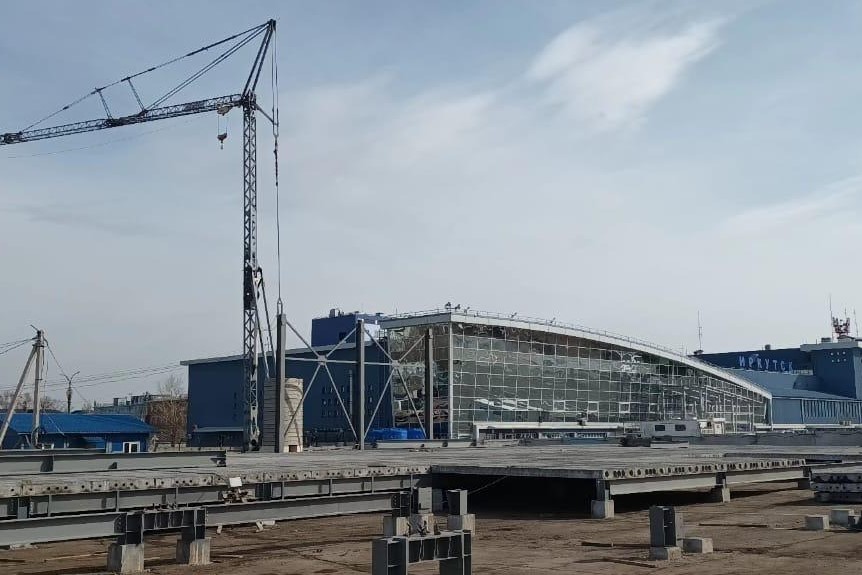Павильон прилета начали строить в иркутском аэропорту