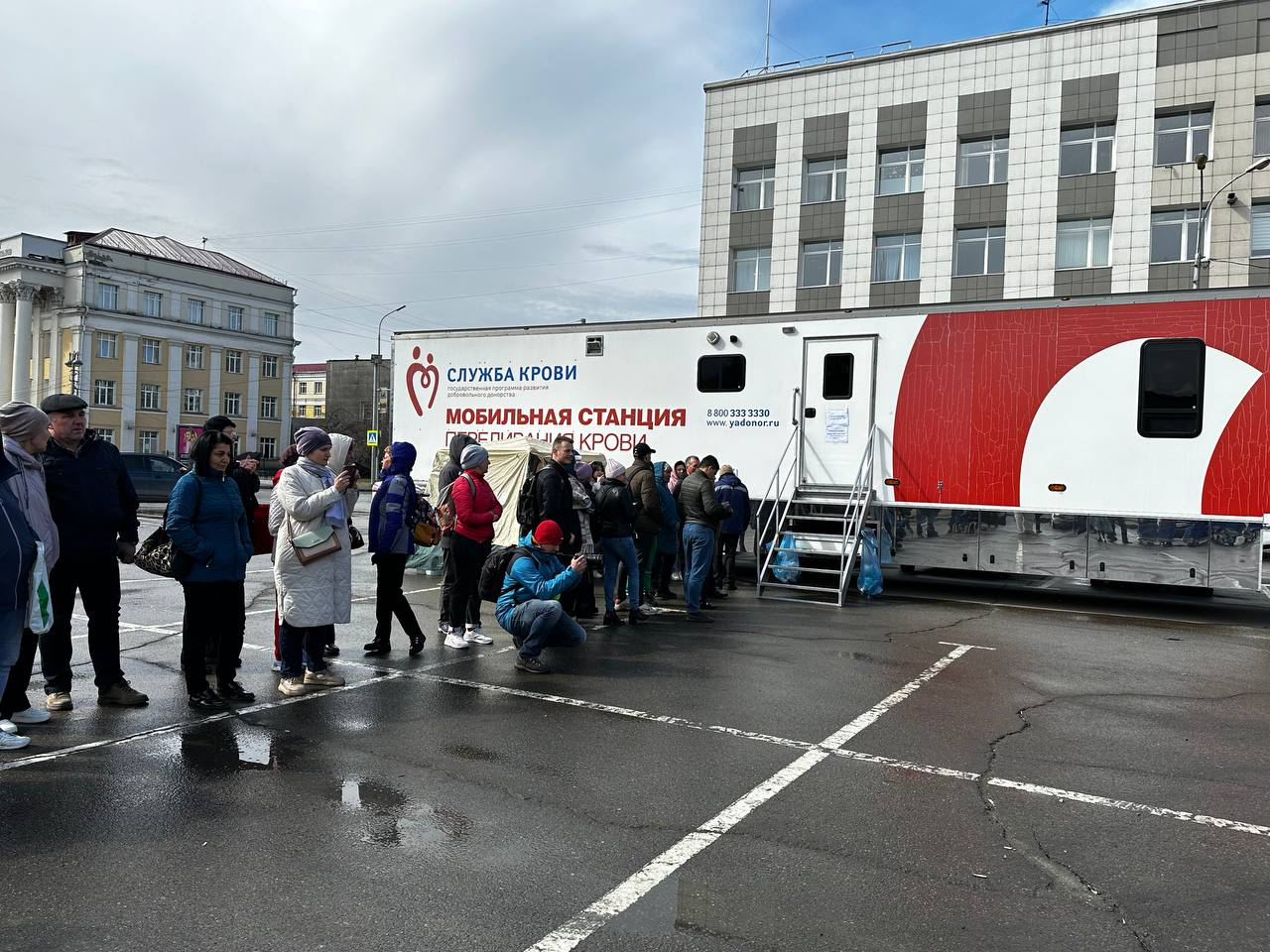 В Приангарье начала работу мобильная станция переливания крови