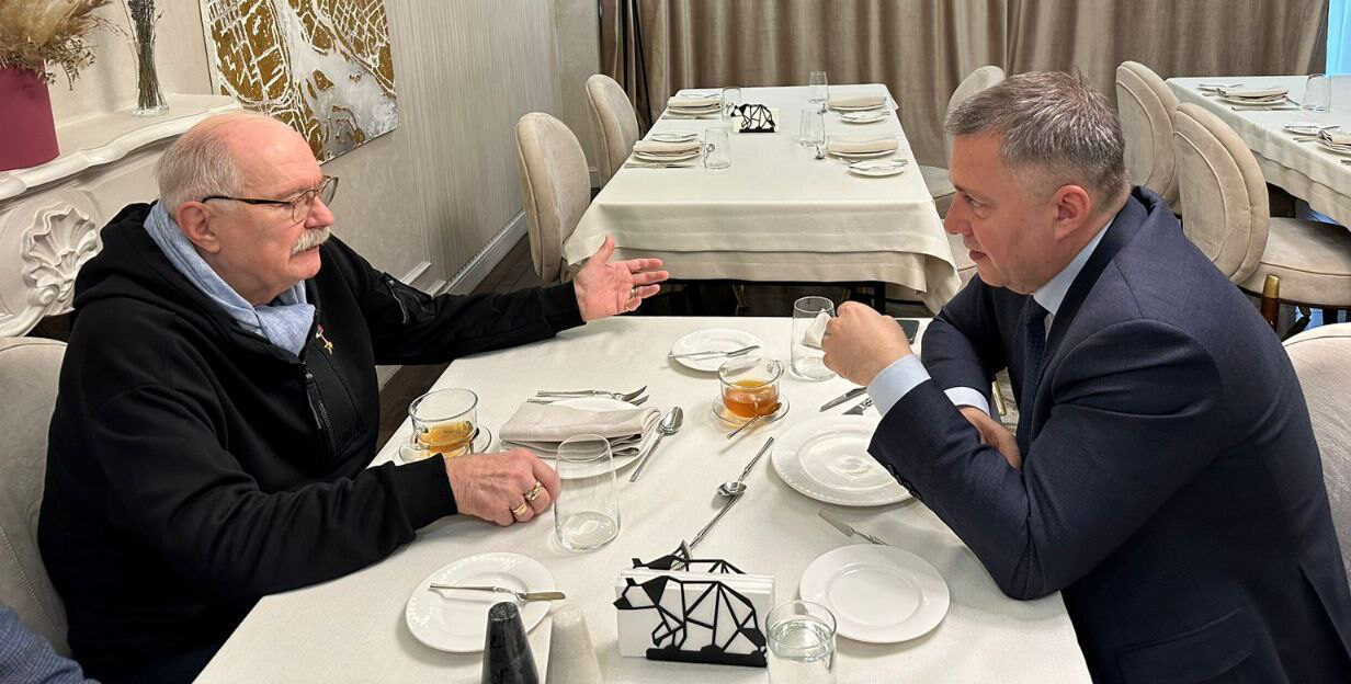 Кобзев встретился с Никитой Михалковым