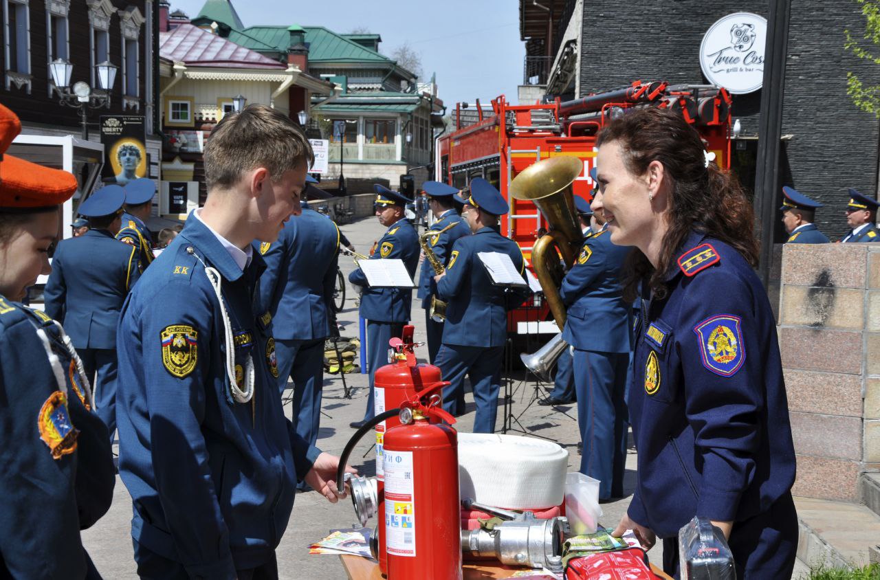 Выставку пожарной техники проведет МЧС в 130-ом квартале
