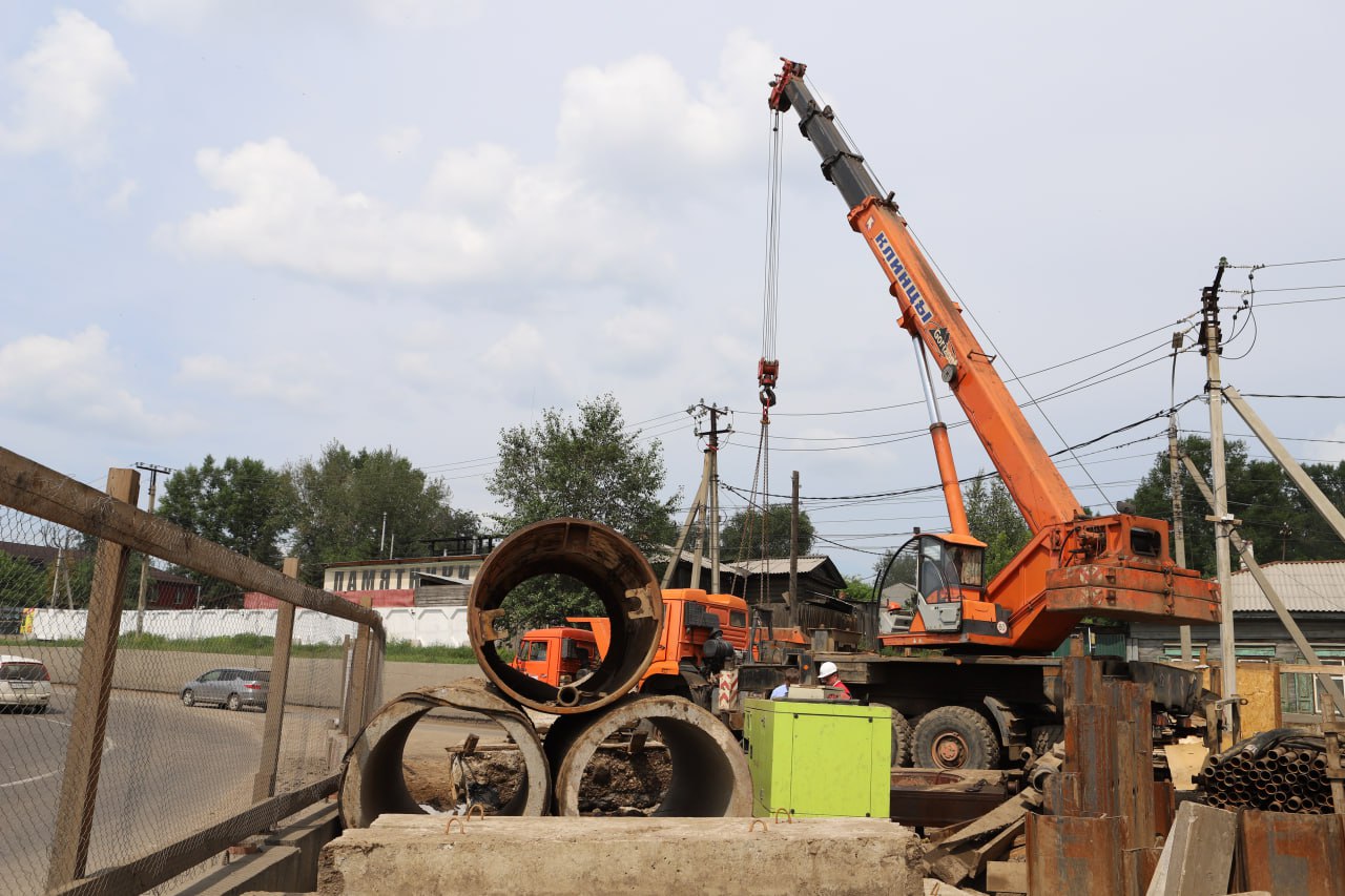Реконструкция трубопроводов в Иркутске ведется с опережением графика на 2 месяца