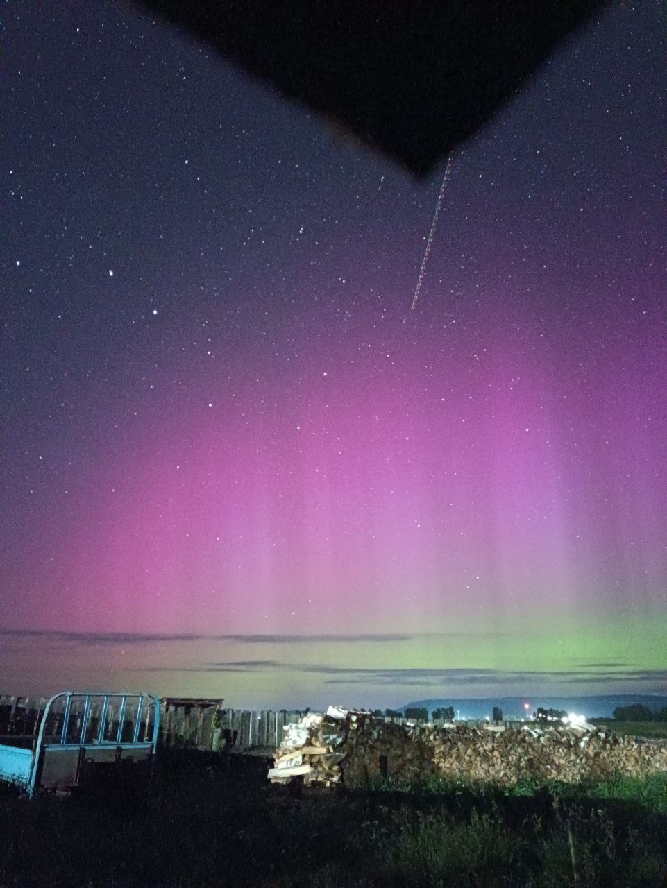Полярное сияние наблюдали в Иркутской области