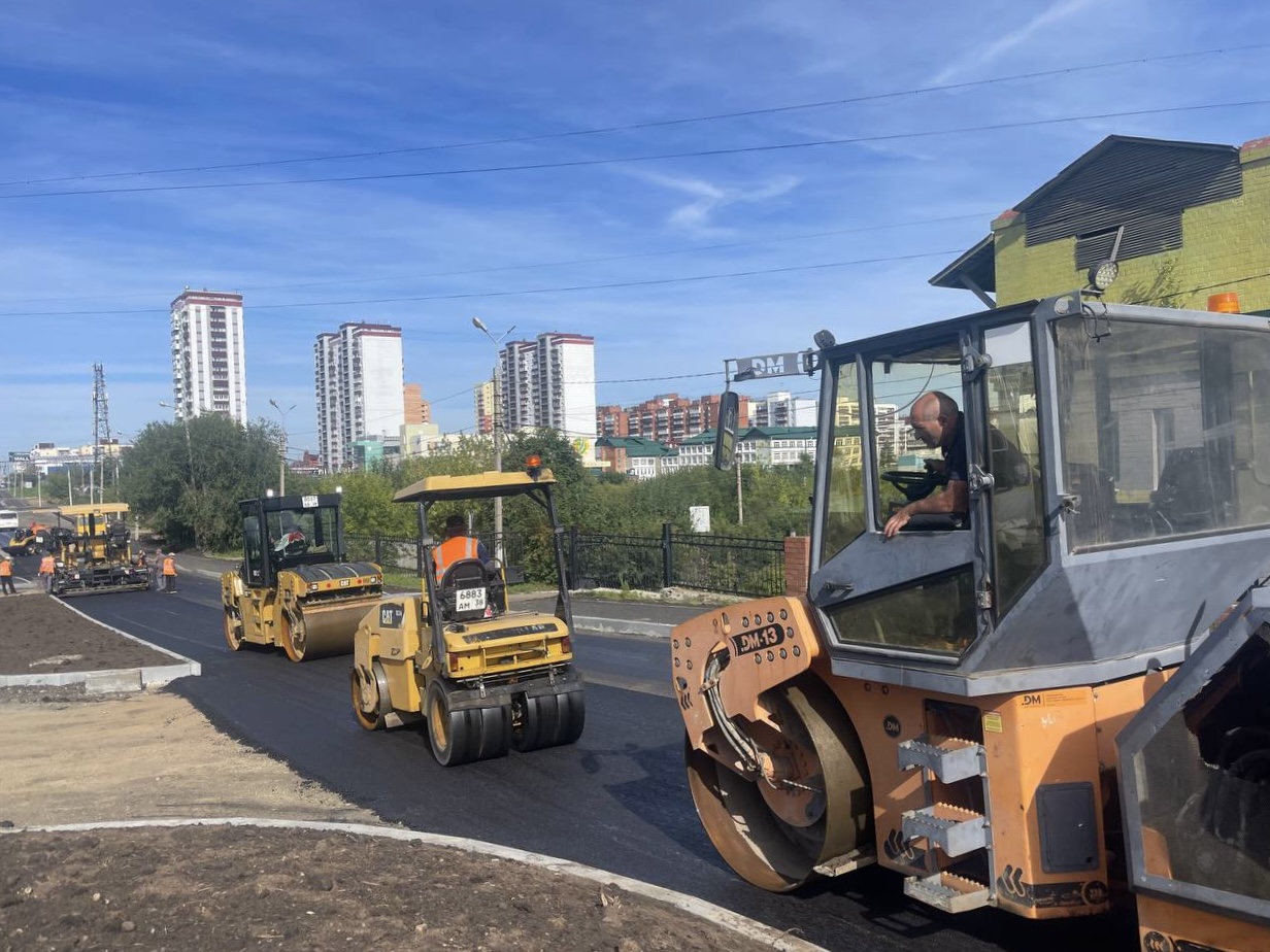 Пять улиц Иркутска заасфальтировали за выходные