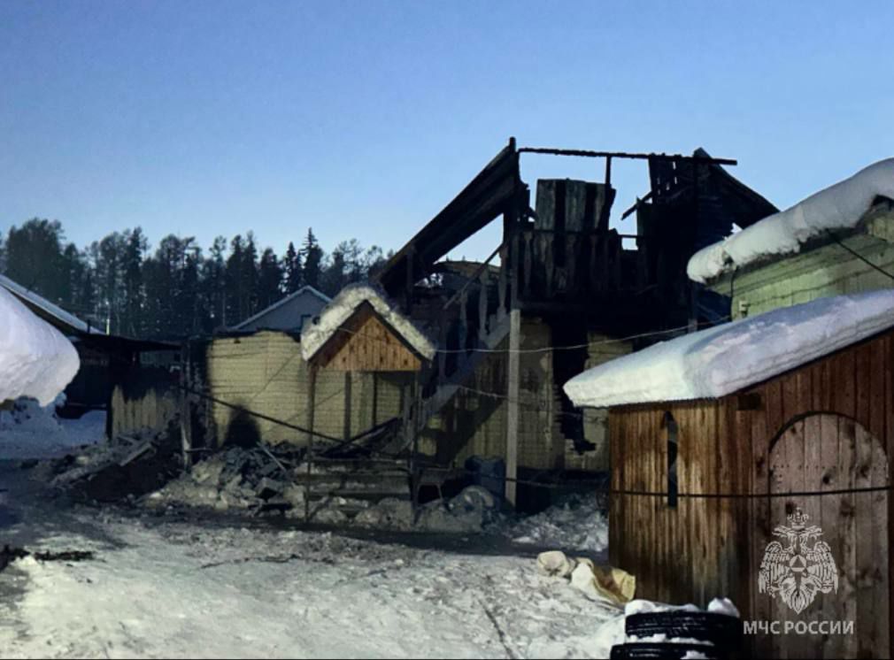 В Казачинско-Ленском районе на пожаре погибла женщина
