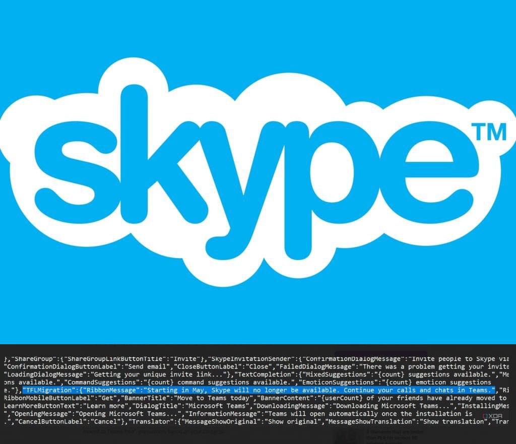 Microsoft окончательно закроет Skype в мае