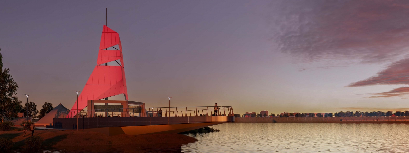 Набережная-корабль появится на острове Юности