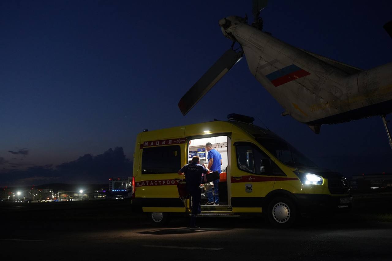 772 пациента эвакуировали санавиацией в Иркутск с начала 2025 года