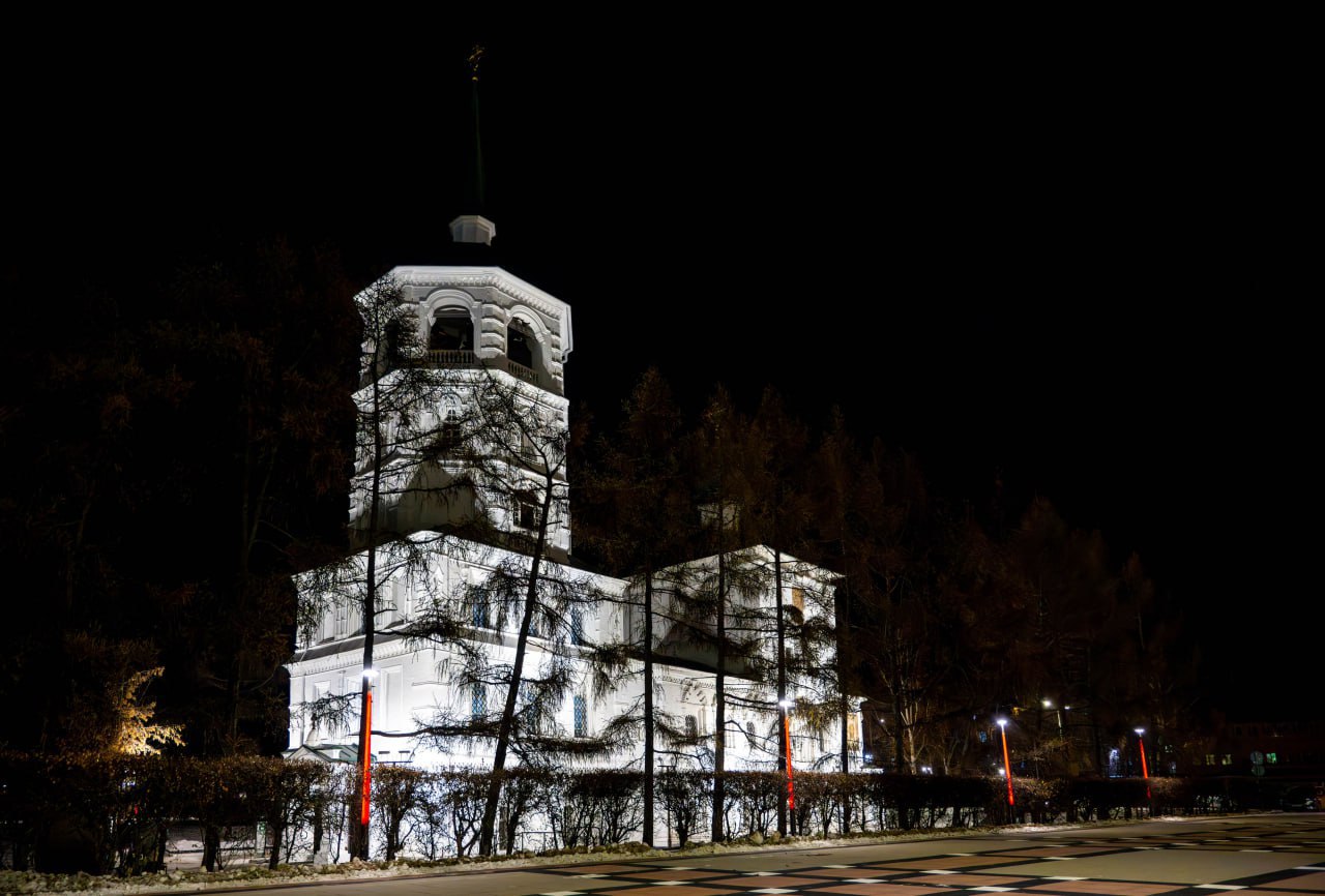 Архитектурную подсветку установят на фасадах еще 10 зданий в Иркутске