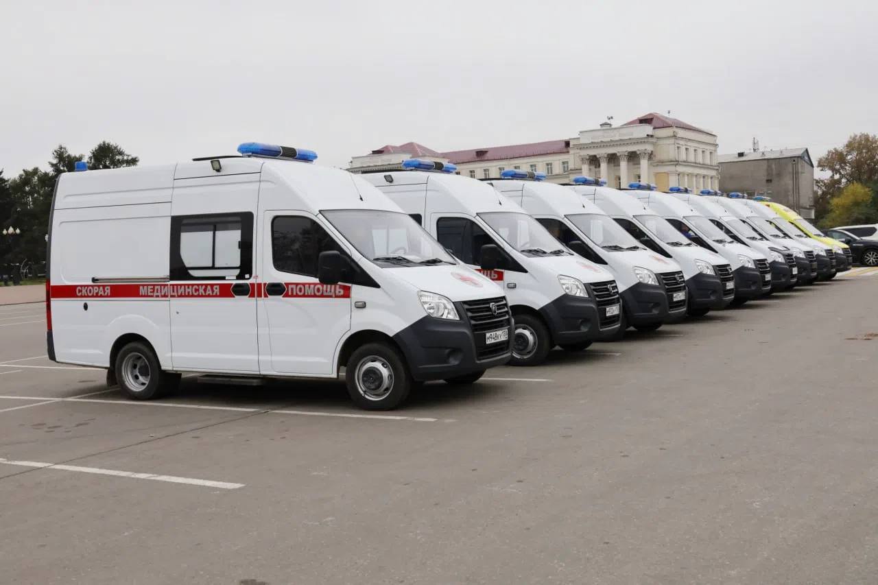15 автомобилей скорой помощи получит Приангарье
